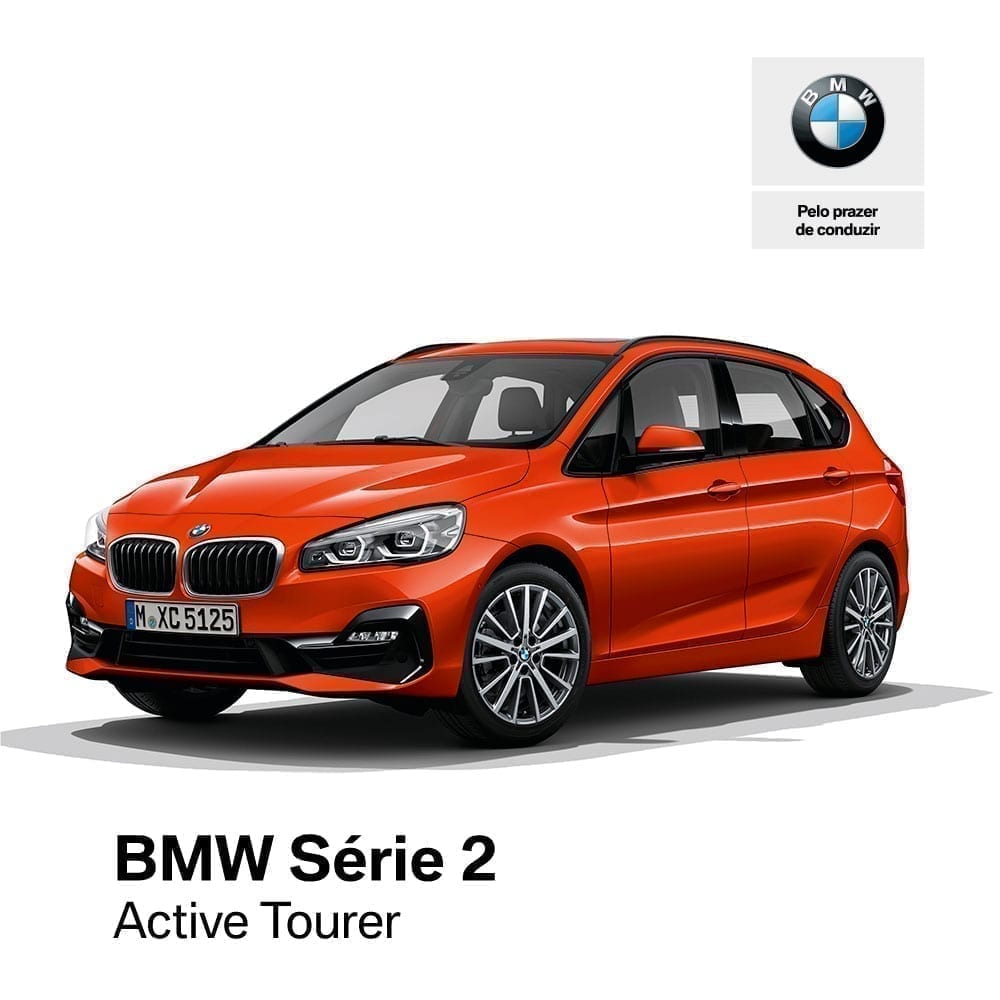 BMW Série 2 Active Tourer em vermelho