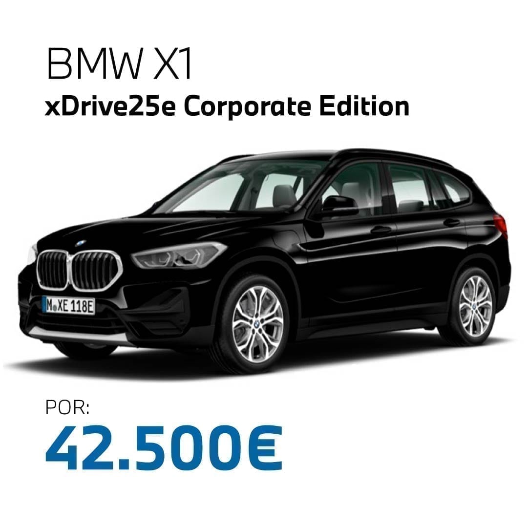 BMW X1 xDrive25e Corporate Edition por 42.500 euros