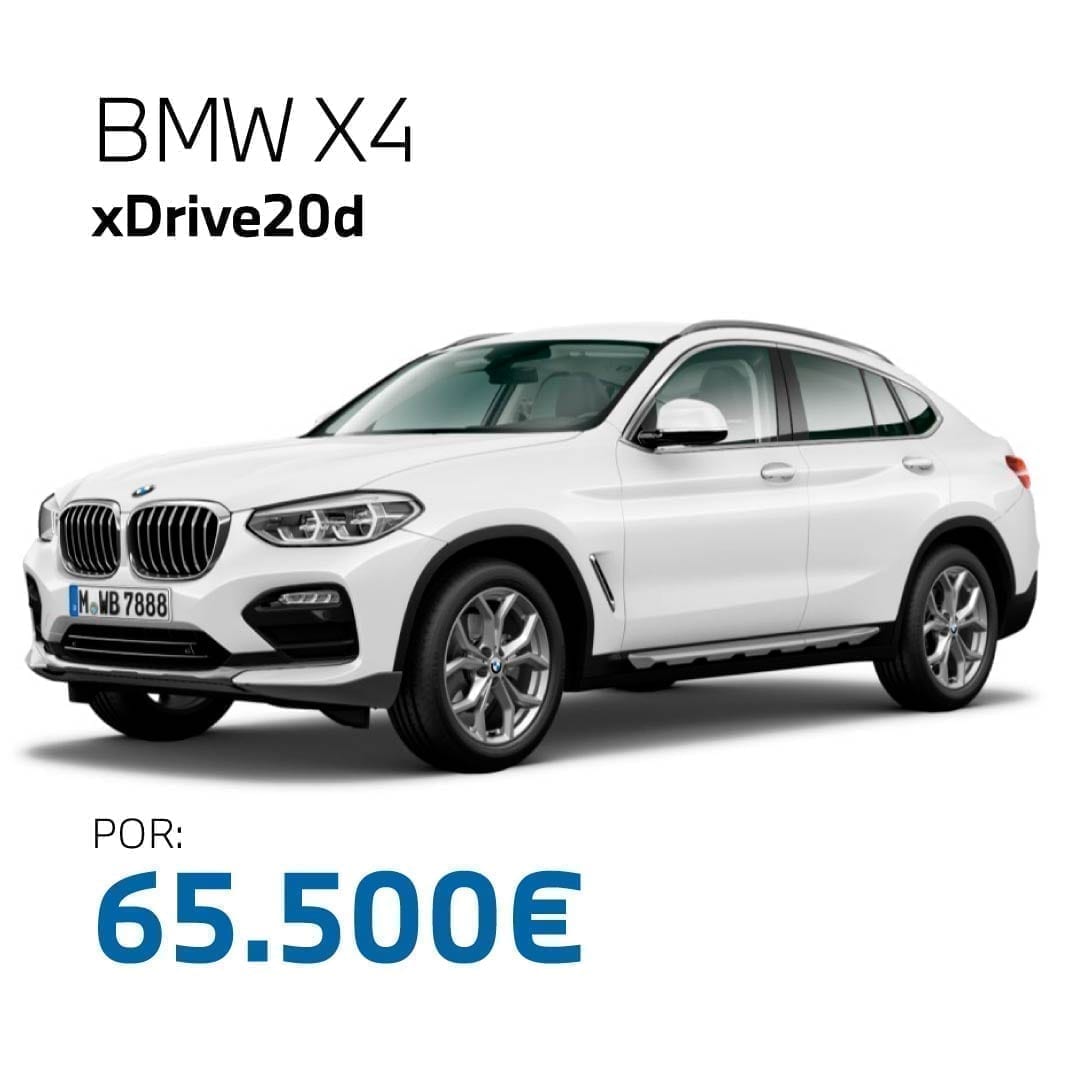 BMW X4 xDrive20d por 65.500 euros
