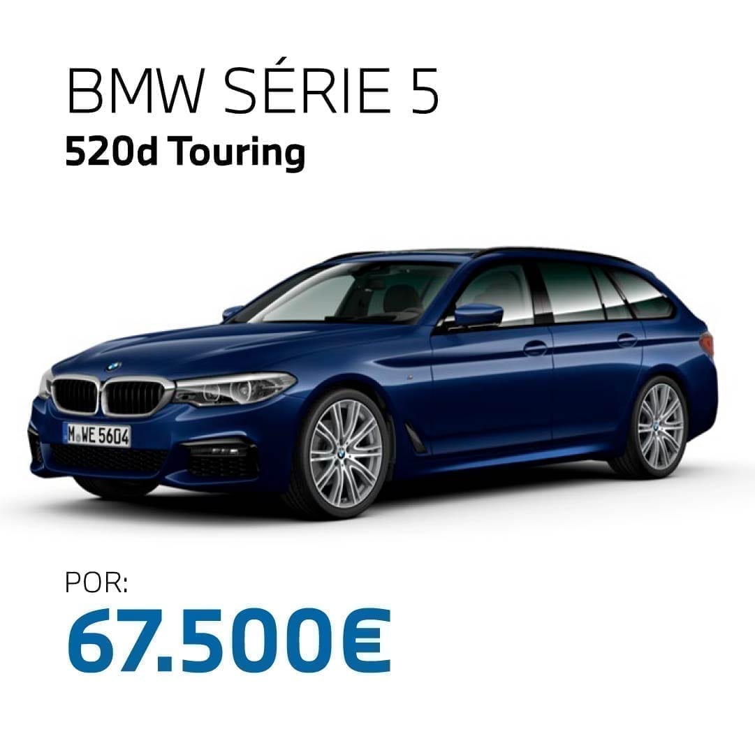 BMW Série 5 520d Touring a partir de 67 500 euros