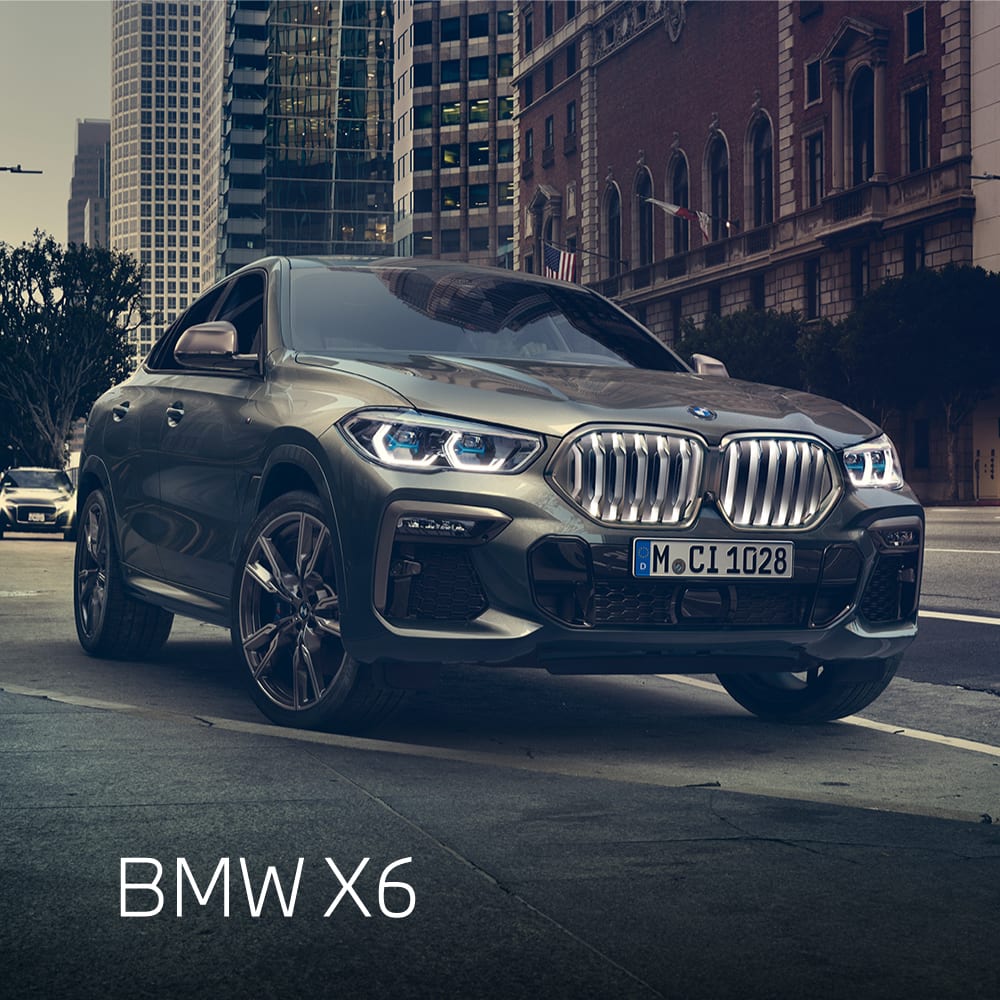 design do BMW X6 em cinzento