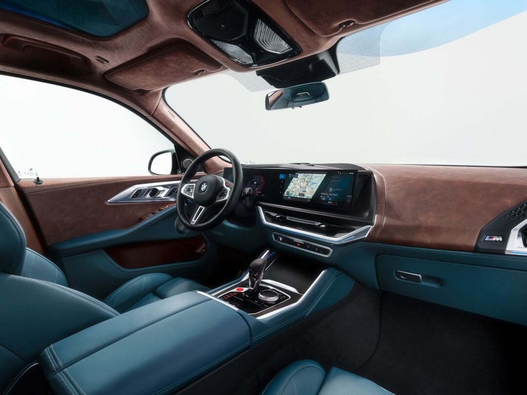 tecnologias do interior do BMW XM